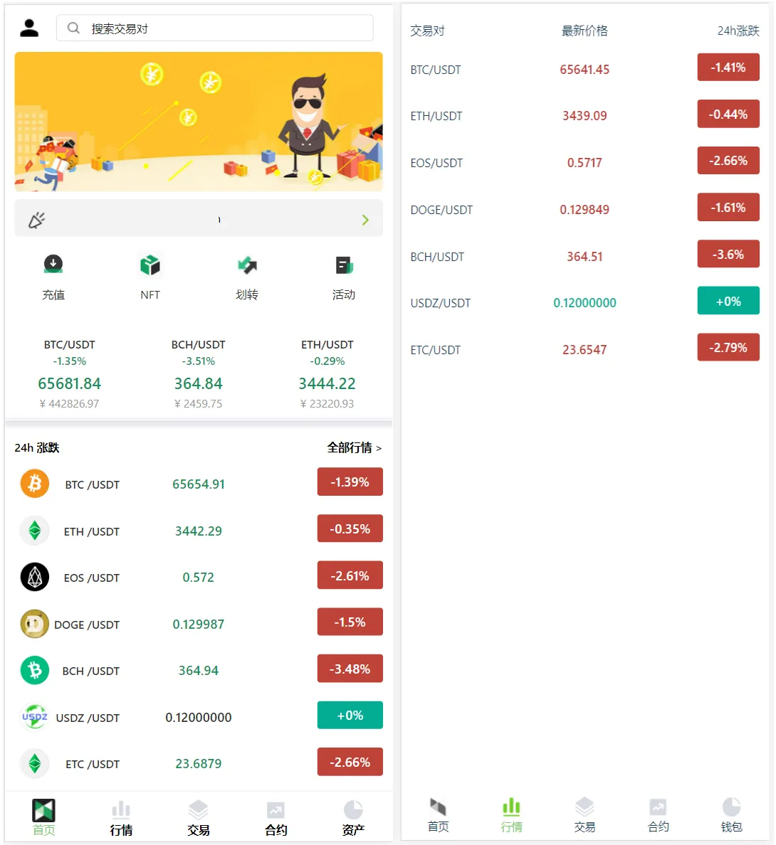国多语言交易所系统/秒合约/币币合约/新币认购/平台币/搭建教程